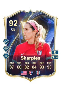 Kayla Sharples Team of the Season 92 OVR