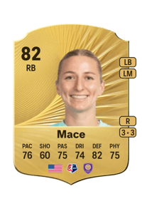 Hailie Mace Rare 82 OVR