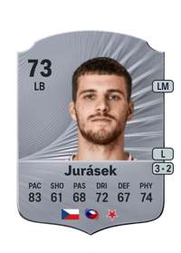 David Jurásek Rare 73 OVR
