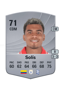 Jhon Solís Common 71 OVR