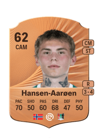 Isak Hansen-Aarøen Rare 62 OVR