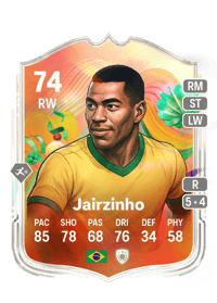 Jairzinho World Tour Silver Stars 74 OVR