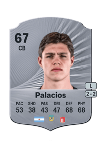 Tomás Palacios Rare 67 OVR