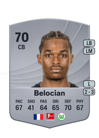 Jeanuël Belocian Common 70 OVR