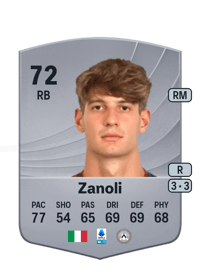 Alessandro Zanoli Common 72 OVR
