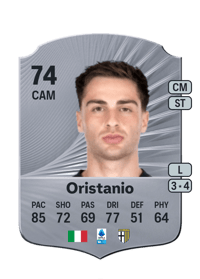 Gaetano Oristanio Rare 74 OVR