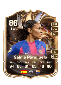 Salma Paralluelo Ratings Reload 86 OVR