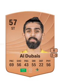Hisham Al Dubais Common 57 OVR