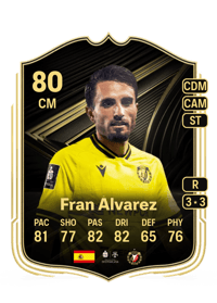 Fran Álvarez Team of the Week 80 OVR
