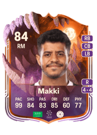 Ali Makki Ultimate Scream 84 OVR