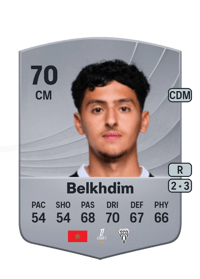 Yassin Belkhdim Common 70 OVR