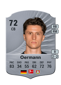 Tim Oermann Rare 72 OVR