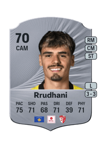 Donat Rrudhani Rare 70 OVR