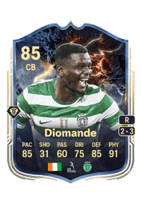 Ousmane Diomande Thunderstruck 85 OVR