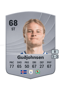 Andri Lucas Guðjohnsen Common 68 OVR