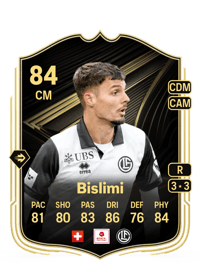 Uran Bislimi Team of the Week 84 OVR