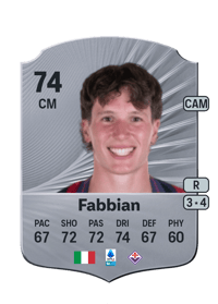 Giovanni Fabbian Rare 74 OVR