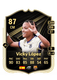 Vicky López Team of the Week 87 OVR