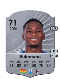 Ibrahim Sulemana Rare 71 OVR
