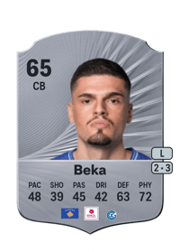 Ismajl Beka Rare 65 OVR