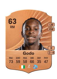 Martial Godo Rare 63 OVR