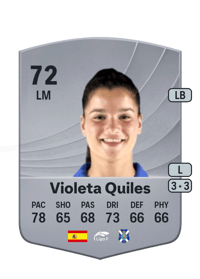 Violeta Quiles Common 72 OVR