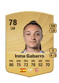 Inma Gabarro Common 78 OVR