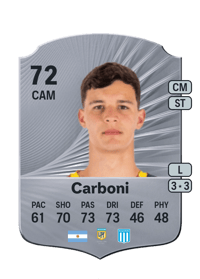 Valentín Carboni Rare 72 OVR