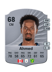 Ali Ahmed Rare 68 OVR