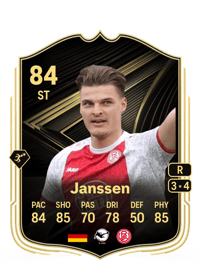 Marek Janssen Team of the Week 84 OVR