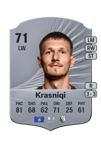 Ermal Krasniqi Rare 71 OVR