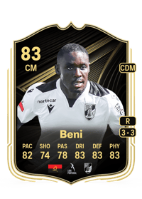 Beni Team of the Week 83 OVR