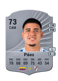 Kendry Páez Rare 73 OVR