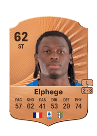 Nesta Elphege Rare 62 OVR