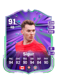 Niko Sigur Festival of Football: National Pride 91 OVR