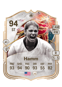 Mia Hamm In-Progress Founder Evolution 94 OVR