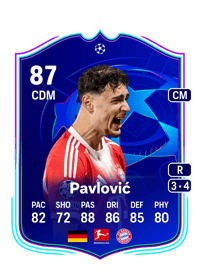 Aleksandar Pavlović UCL Road to the Knockouts 87 OVR