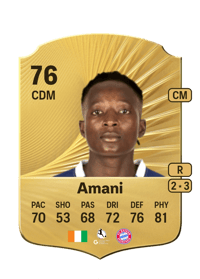 Bernadette Amani Rare 76 OVR