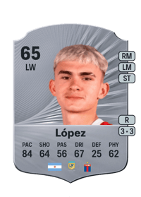 Santiago López Rare 65 OVR