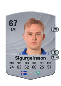 Ísak Andri Sigurgeirsson Common 67 OVR