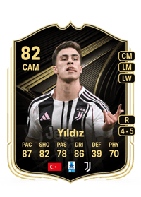 Kenan Yıldız Team of the Week 82 OVR