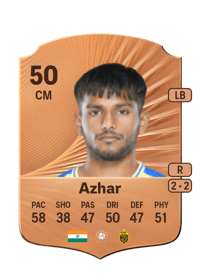 Mohammed Azhar Rare 50 OVR