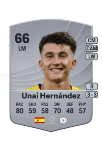 Unai Hernández Common 66 OVR