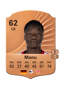 King Samuel Manu Rare 62 OVR