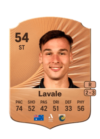 Oliver Lavale Rare 54 OVR
