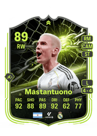 Franco Mastantuono Showdown Plus 89 OVR