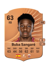 Buba Sangaré Rare 63 OVR