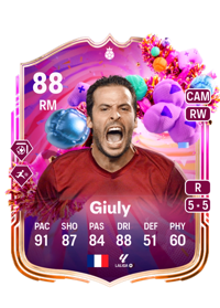 Ludovic Giuly FUT Birthday Hero 88 OVR