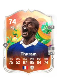 Lilian Thuram World Tour Silver Stars 74 OVR
