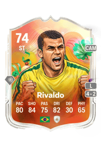 Rivaldo World Tour Silver Stars 74 OVR